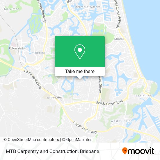 MTB Carpentry and Construction map