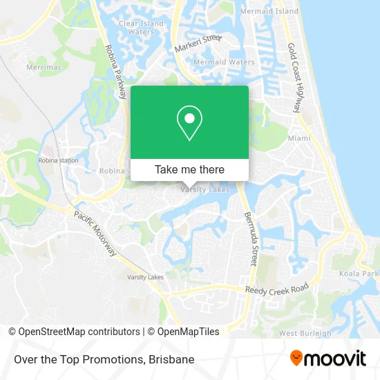Over the Top Promotions map