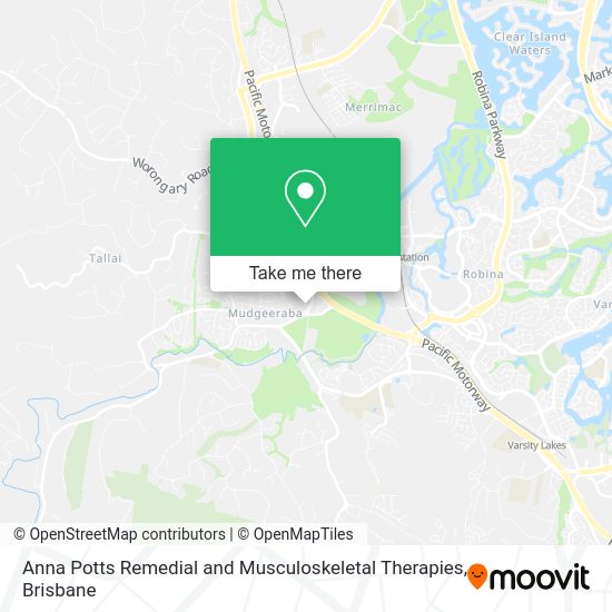 Anna Potts Remedial and Musculoskeletal Therapies map