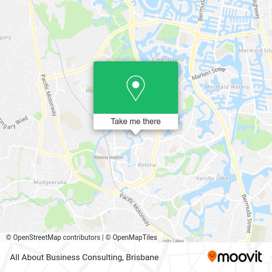 All About Business Consulting map