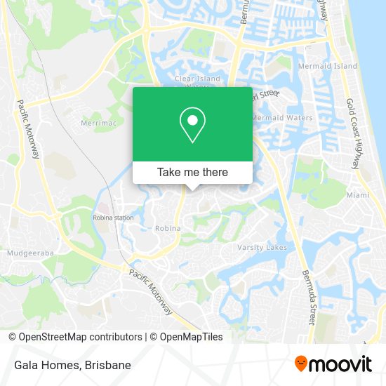 Gala Homes map