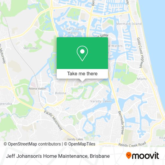 Jeff Johanson's Home Maintenance map