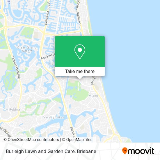 Burleigh Lawn and Garden Care map