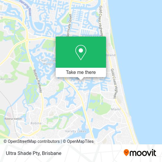 Ultra Shade Pty map