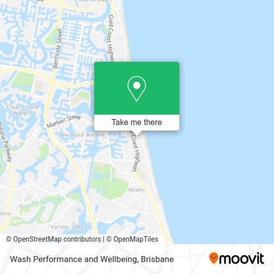Wash Performance and Wellbeing map