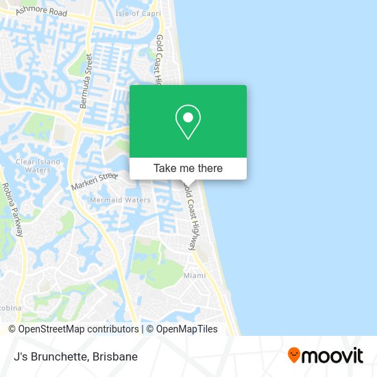 J's Brunchette map