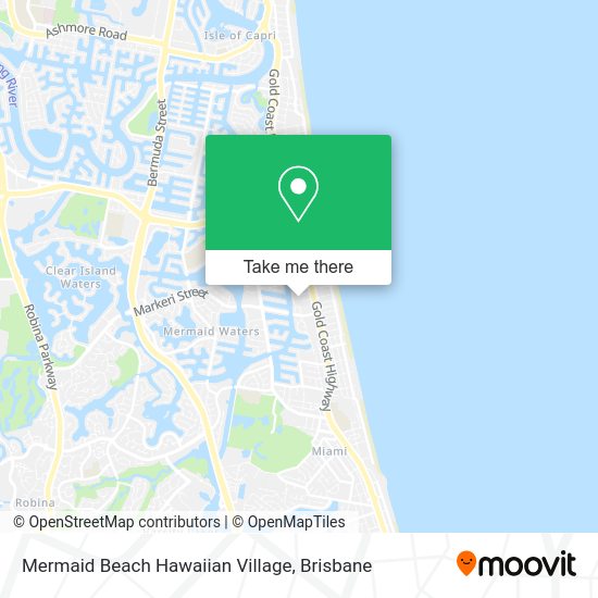 Mermaid Beach Hawaiian Village map