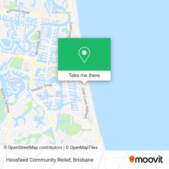 Havafeed Community Relief map