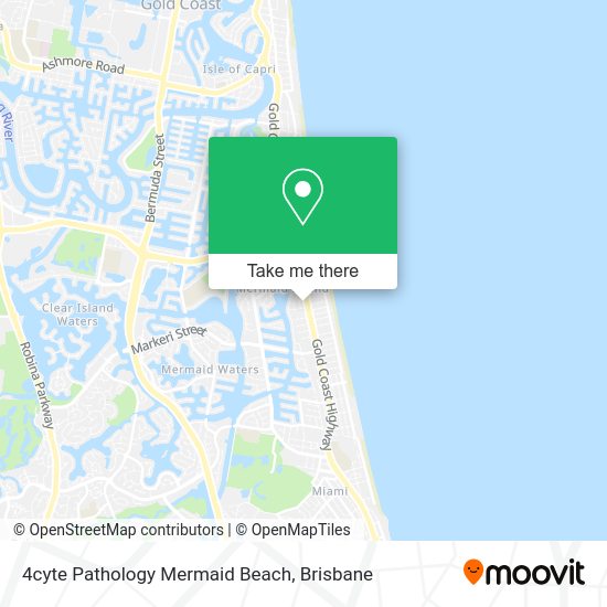 4cyte Pathology Mermaid Beach map