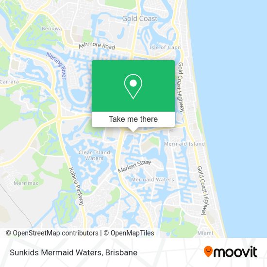 Sunkids Mermaid Waters map