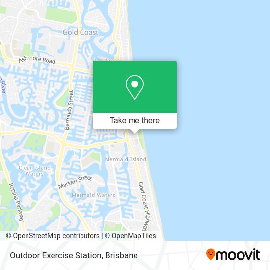 Outdoor Exercise Station map