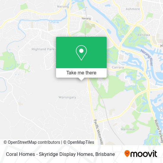 Coral Homes - Skyridge Display Homes map