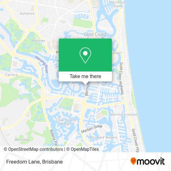 Freedom Lane map