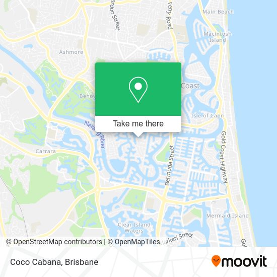 Coco Cabana map