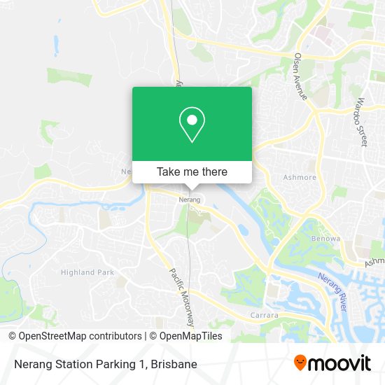 Nerang Station Parking 1 map