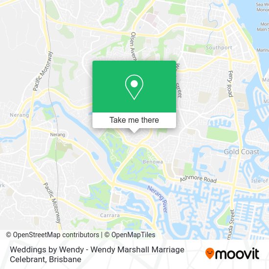 Weddings by Wendy - Wendy Marshall Marriage Celebrant map