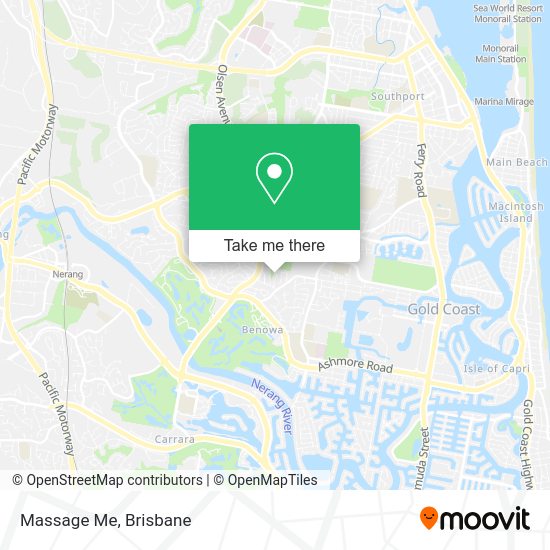 Massage Me map
