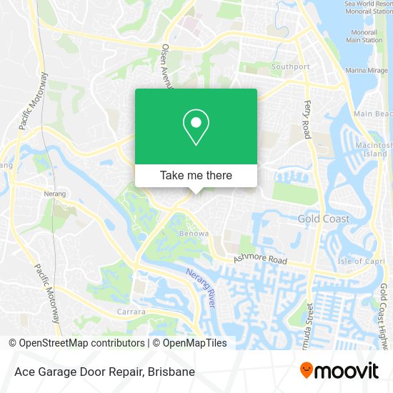 Ace Garage Door Repair map