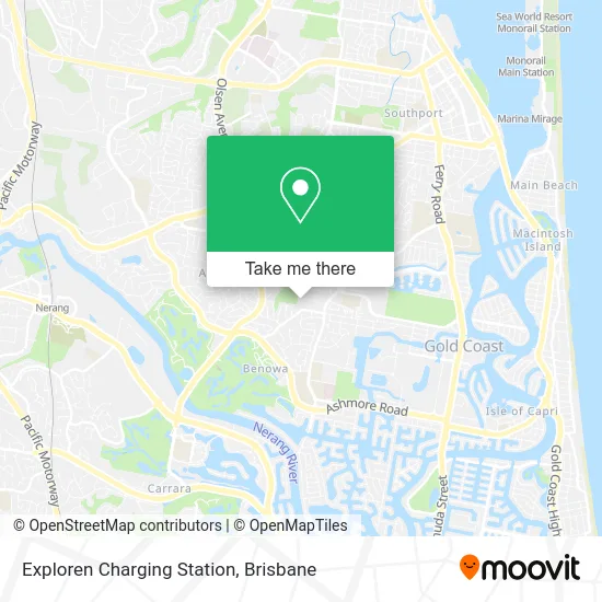 Exploren Charging Station map