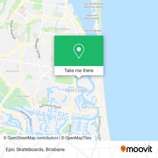 Epic Skateboards map