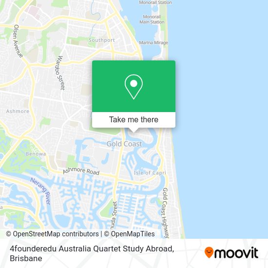 4founderedu Australia Quartet Study Abroad map