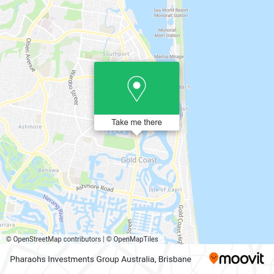 Pharaohs Investments Group Australia map