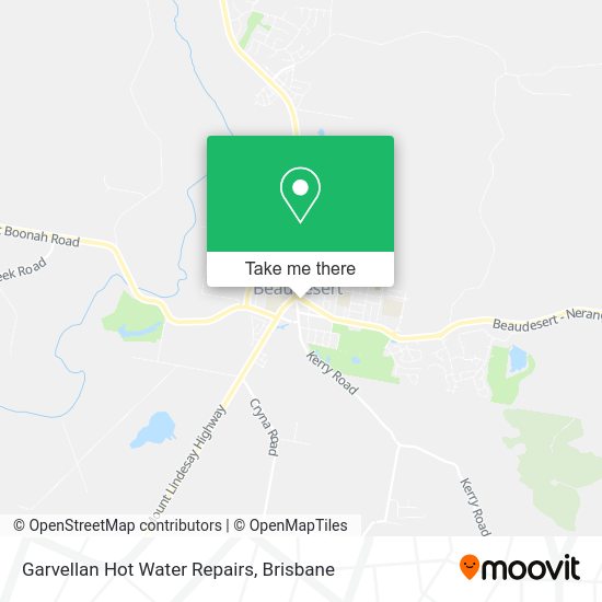 Garvellan Hot Water Repairs map