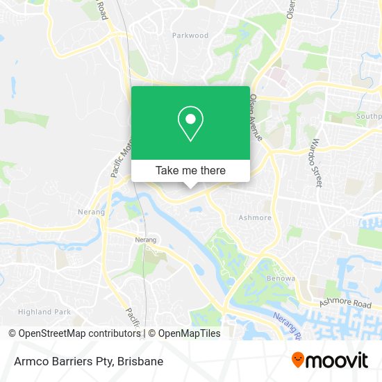 Armco Barriers Pty map