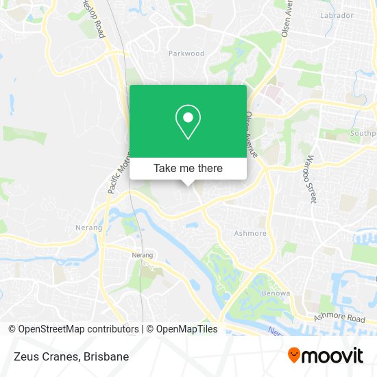 Zeus Cranes map