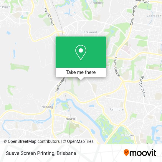 Suave Screen Printing map