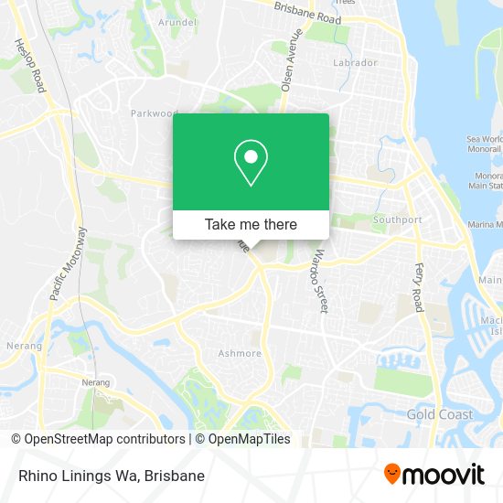 Rhino Linings Wa map