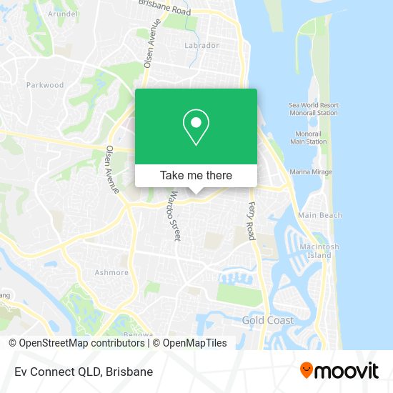 Ev Connect QLD map