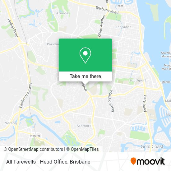 All Farewells - Head Office map