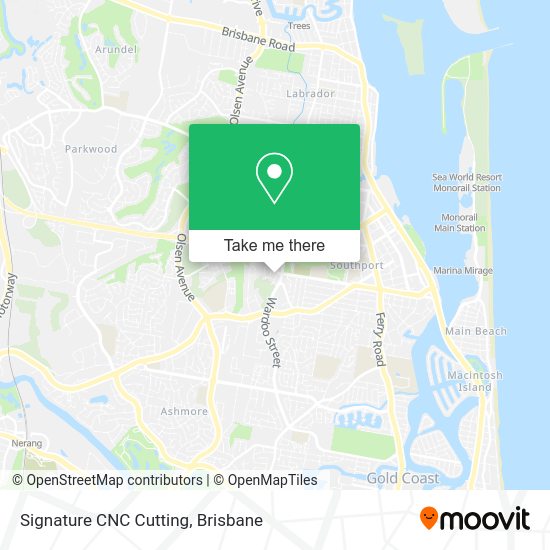 Signature CNC Cutting map