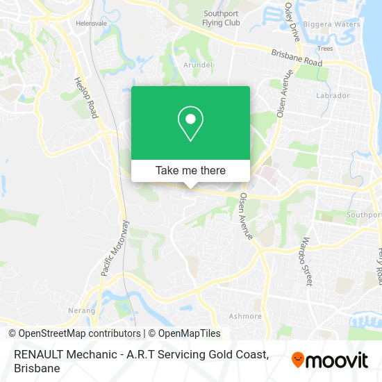 RENAULT Mechanic - A.R.T Servicing Gold Coast map