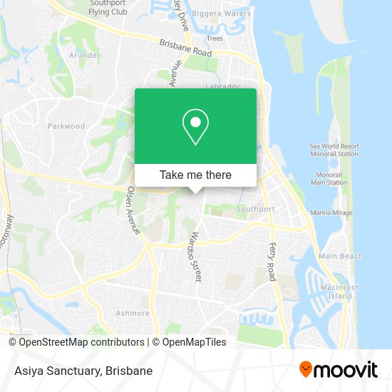 Asiya Sanctuary map