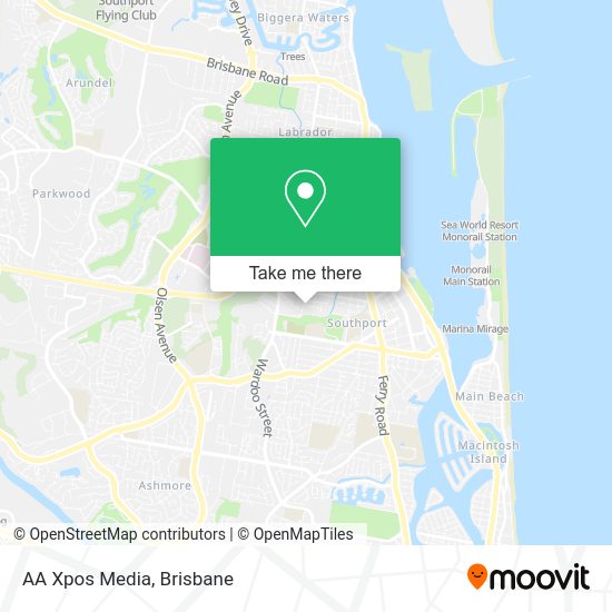 AA Xpos Media map