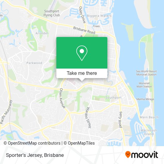 Sporter's Jersey map