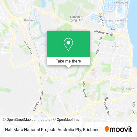 Hall Marc National Projects Australia Pty map