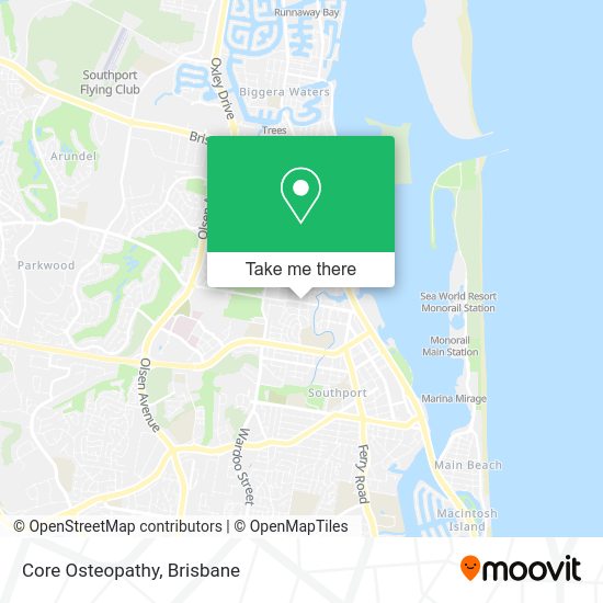 Core Osteopathy map