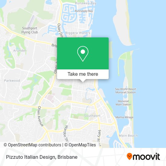 Pizzuto Italian Design map