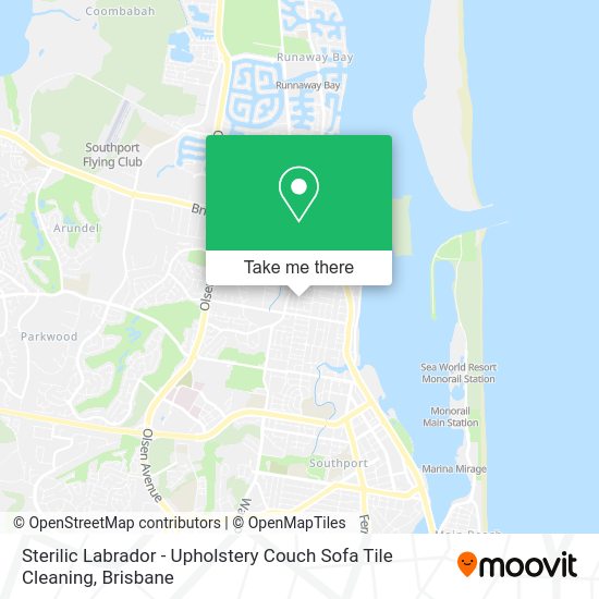Sterilic Labrador - Upholstery Couch Sofa Tile Cleaning map