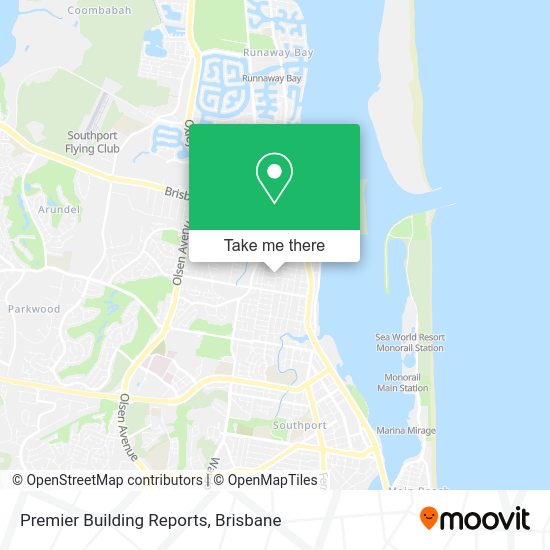 Premier Building Reports map