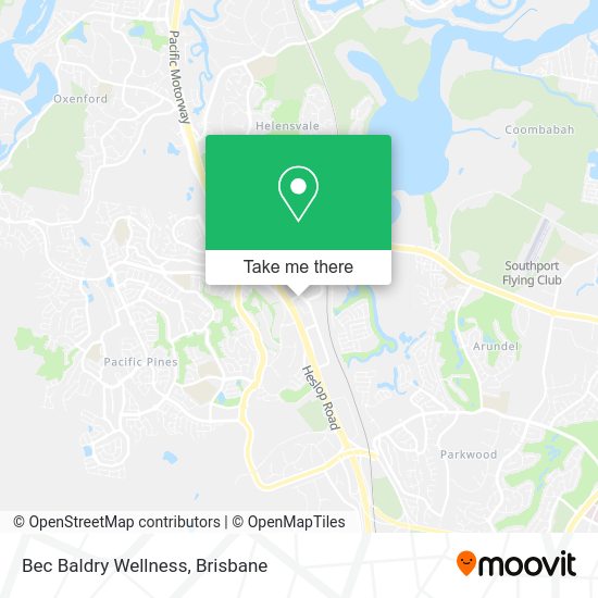Bec Baldry Wellness map