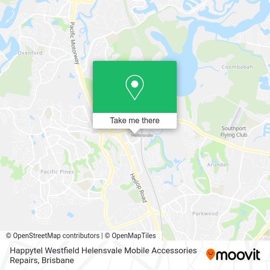 Happytel Westfield Helensvale Mobile Accessories Repairs map