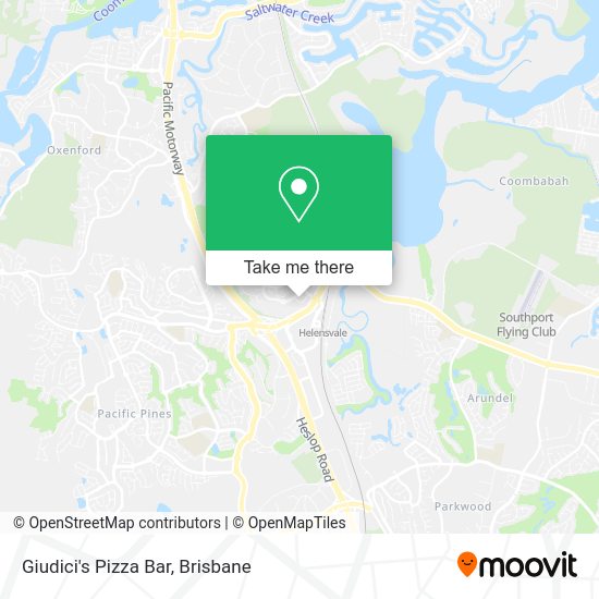 Giudici's Pizza Bar map