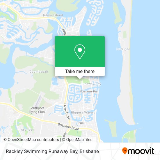 Rackley Swimming Runaway Bay map