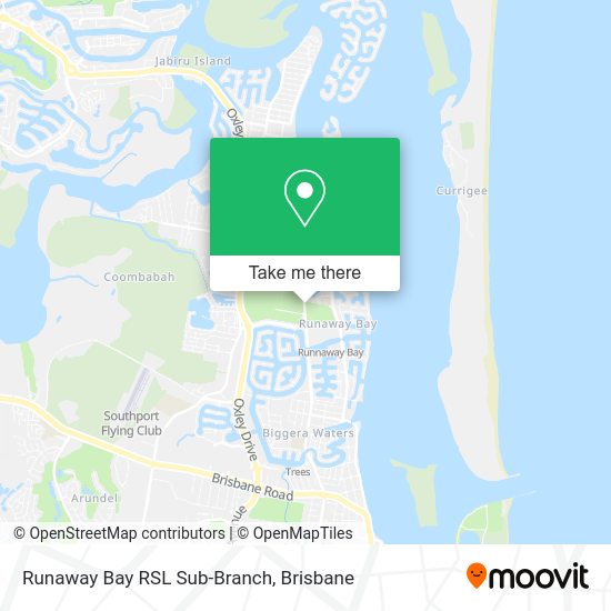 Runaway Bay RSL Sub-Branch map