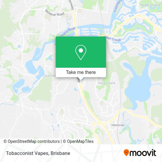 Tobacconist Vapes map