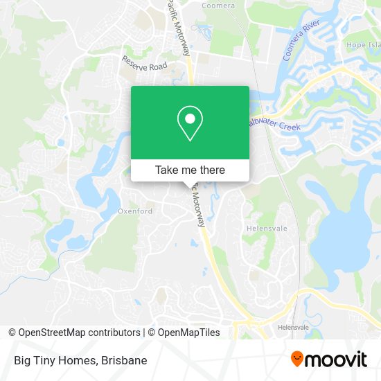Big Tiny Homes map